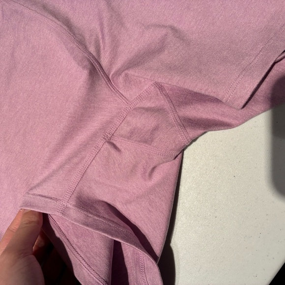 WellBeing + BeingWell LoungeWell Ziggy 4’ Romper in Violet Tulle Heather Small - Picture 5 of 7